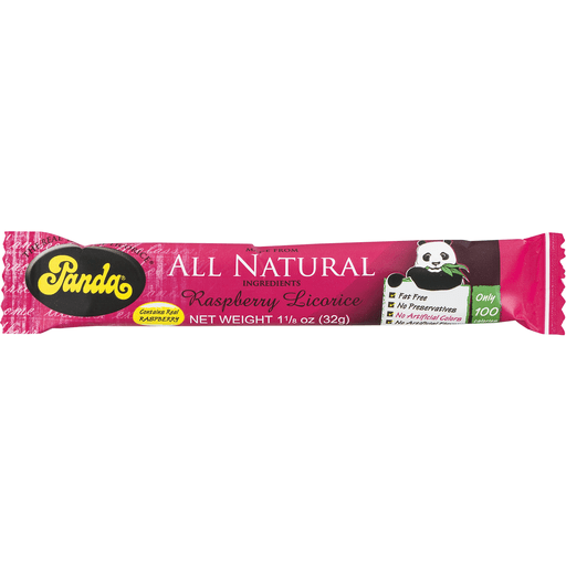 slide 4 of 9, Panda All Natural Raspberry Licorice Bar, 1.12 oz