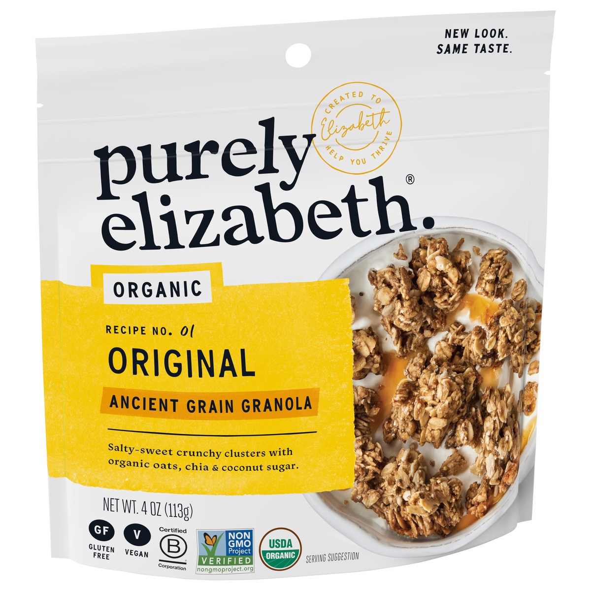 slide 9 of 9, Purely Elizabeth Ancient Grain Original Granola 4 oz, 4 oz