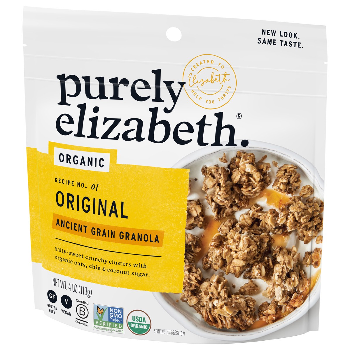 slide 5 of 9, Purely Elizabeth Ancient Grain Original Granola 4 oz, 4 oz