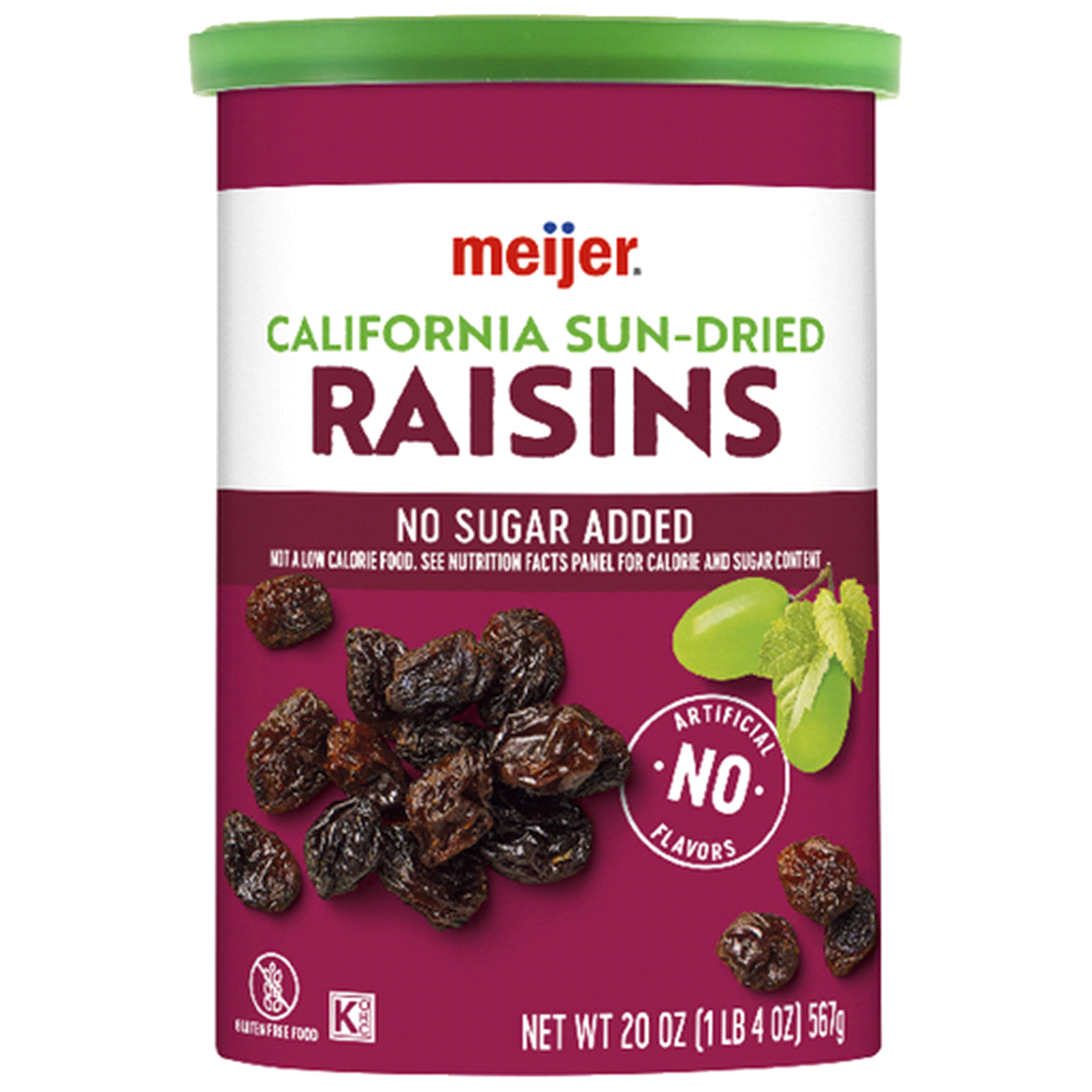 slide 1 of 2, Meijer Raisins, 20 oz