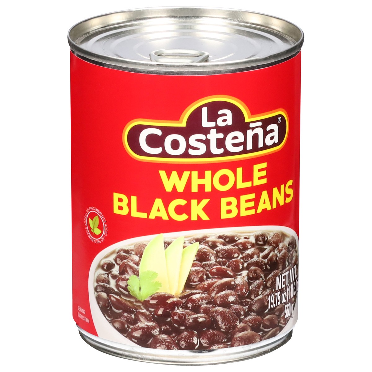 slide 10 of 13, La Costeña Whole Black Beans 19.75 oz, 19.75 oz