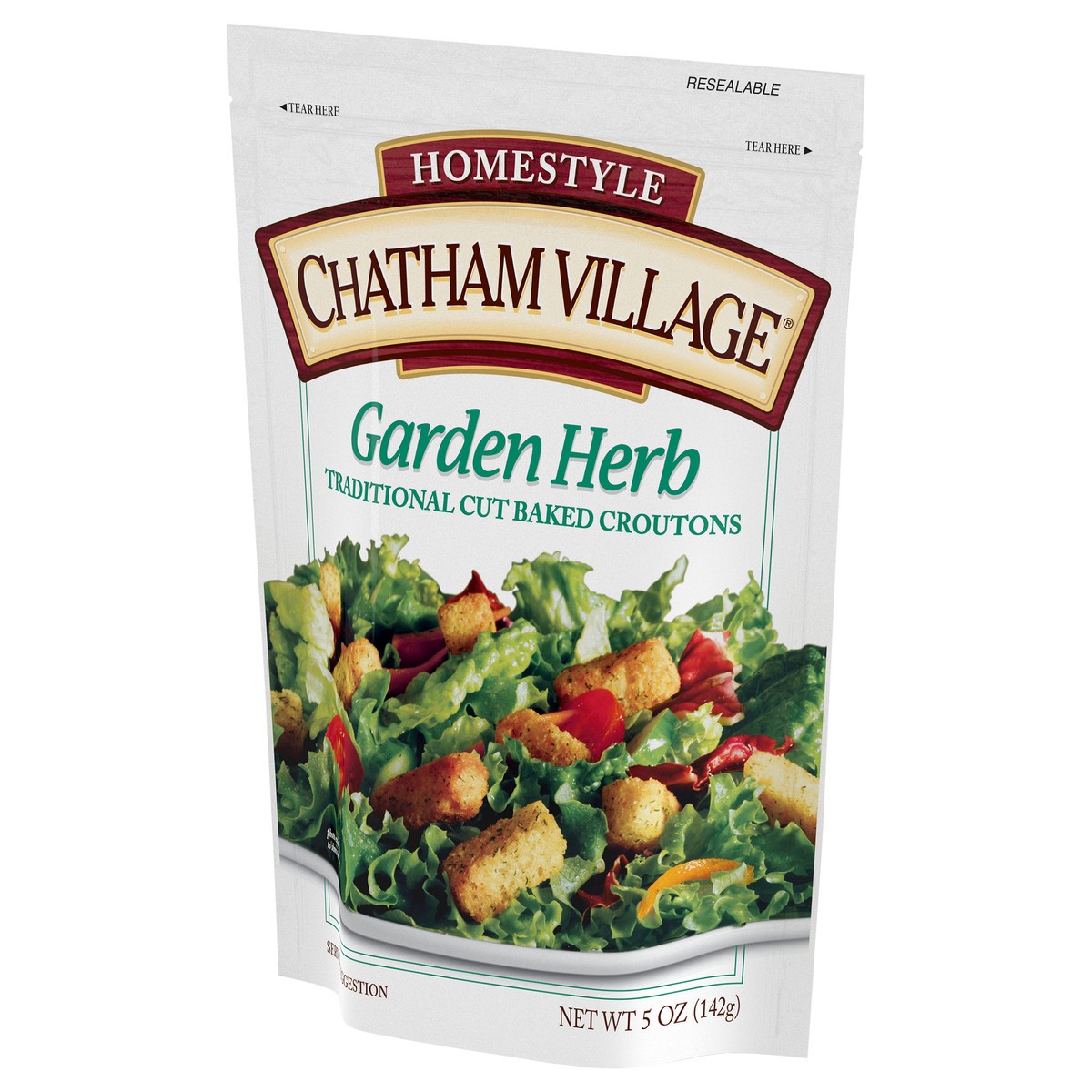 slide 3 of 9, Chatham Village Chattham Village Garden Herb Homestyle Croutons, 5 oz