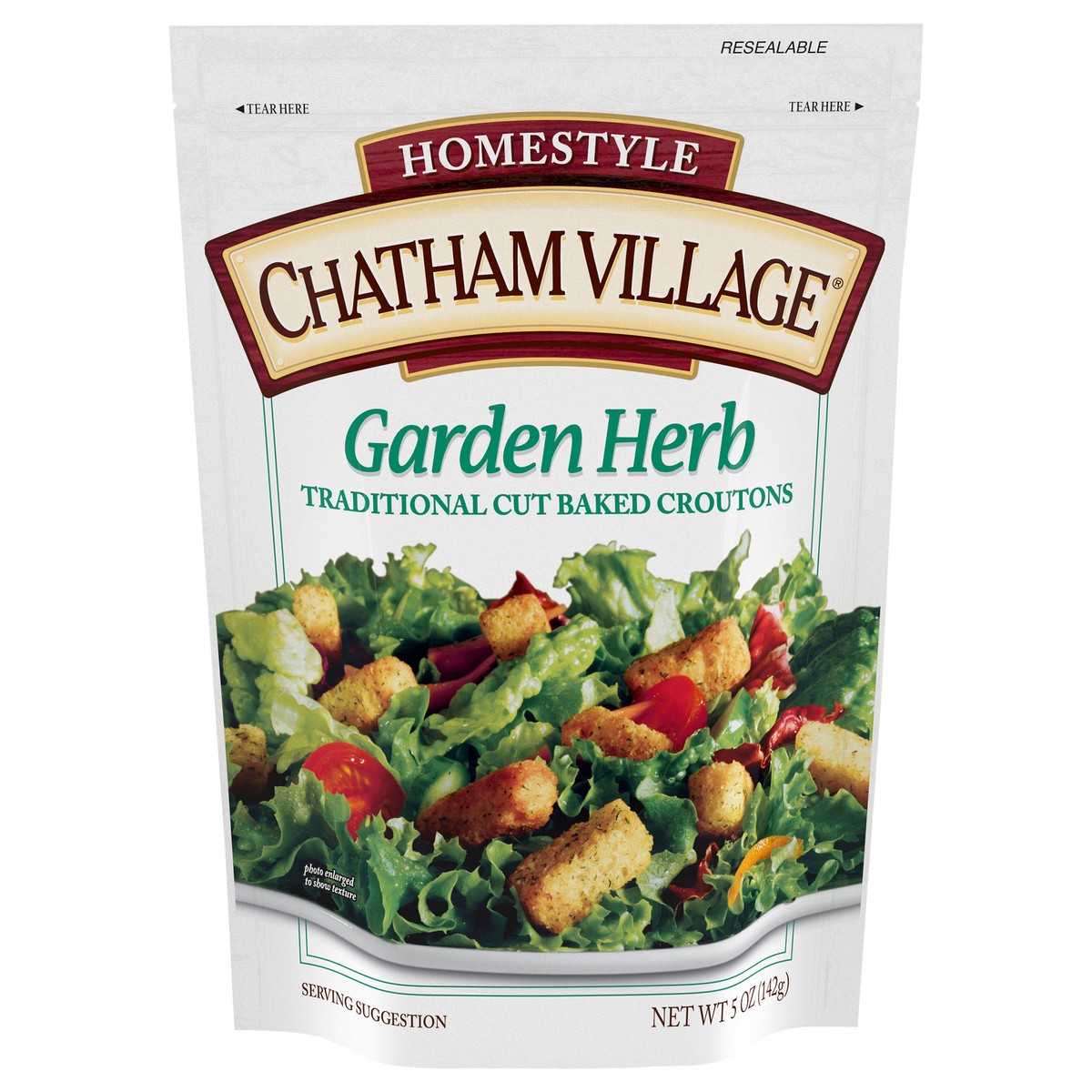 slide 1 of 9, Chatham Village Chattham Village Garden Herb Homestyle Croutons, 5 oz