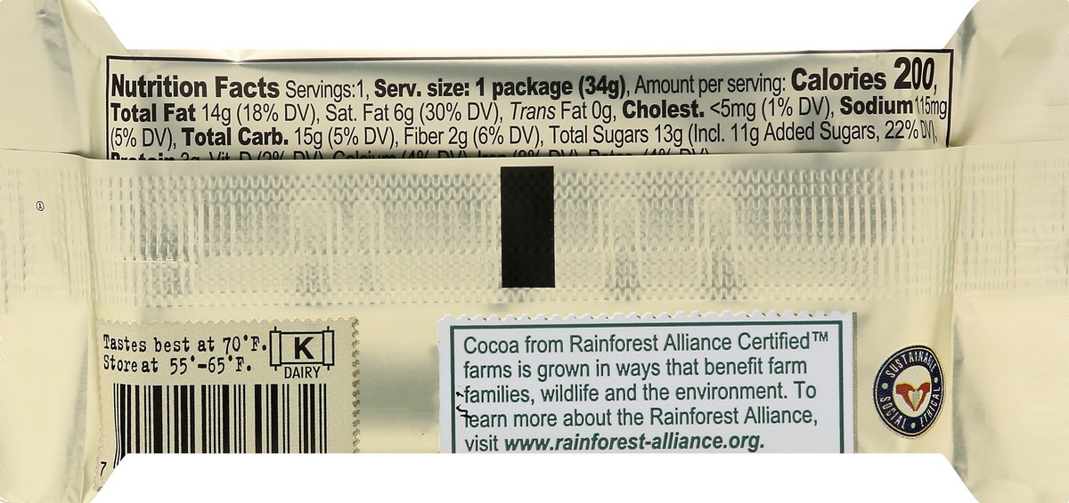 slide 4 of 13, Chocolove Cup Almond Butter Milk Choc, 1.2 oz