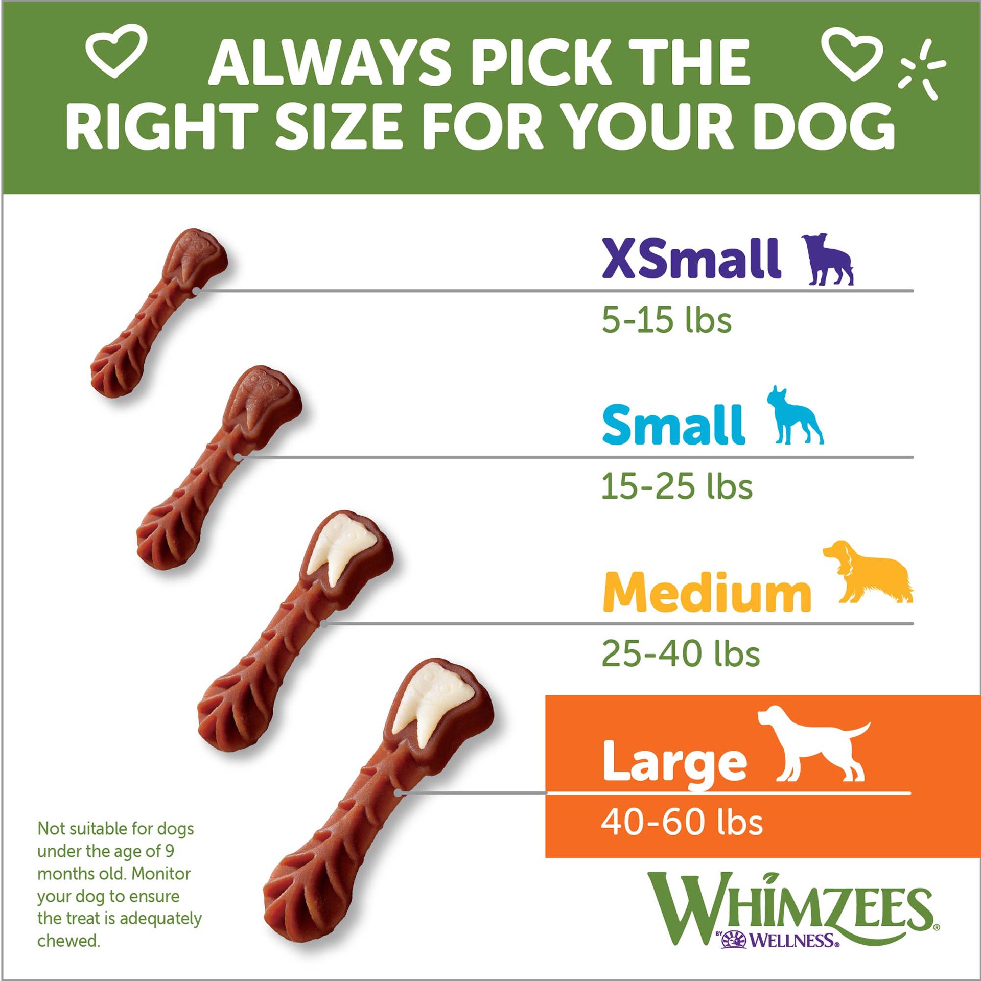 slide 4 of 5, WHIMZEES by Wellness Large Value Bag Dental Chew Dog Treat with Vegetable Flavor - 12.7oz, 1 ct