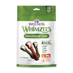 WHIMZEES by Wellness Large Value Bag Dental Chew Dog Treat with Vegetable Flavor - 12.7 oz