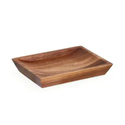 Home Core Acacia Wood Soap Dish