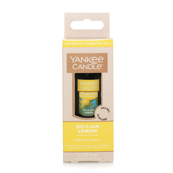 slide 1 of 1, Yankee Candle Aroma Oil Diffuser Blend Sicilian Lemon., 33 oz