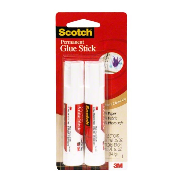 slide 1 of 1, Scotch 3M Scotch Glue Stick, 2 ct