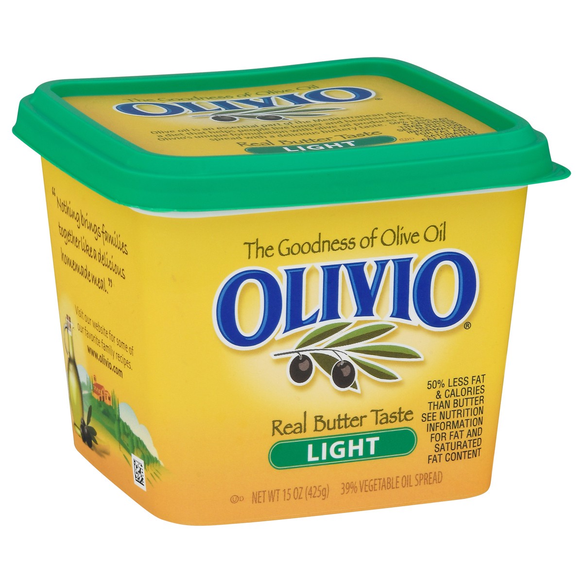 slide 6 of 9, Olivio Light Olive Oil Spread Bowl, 15 oz