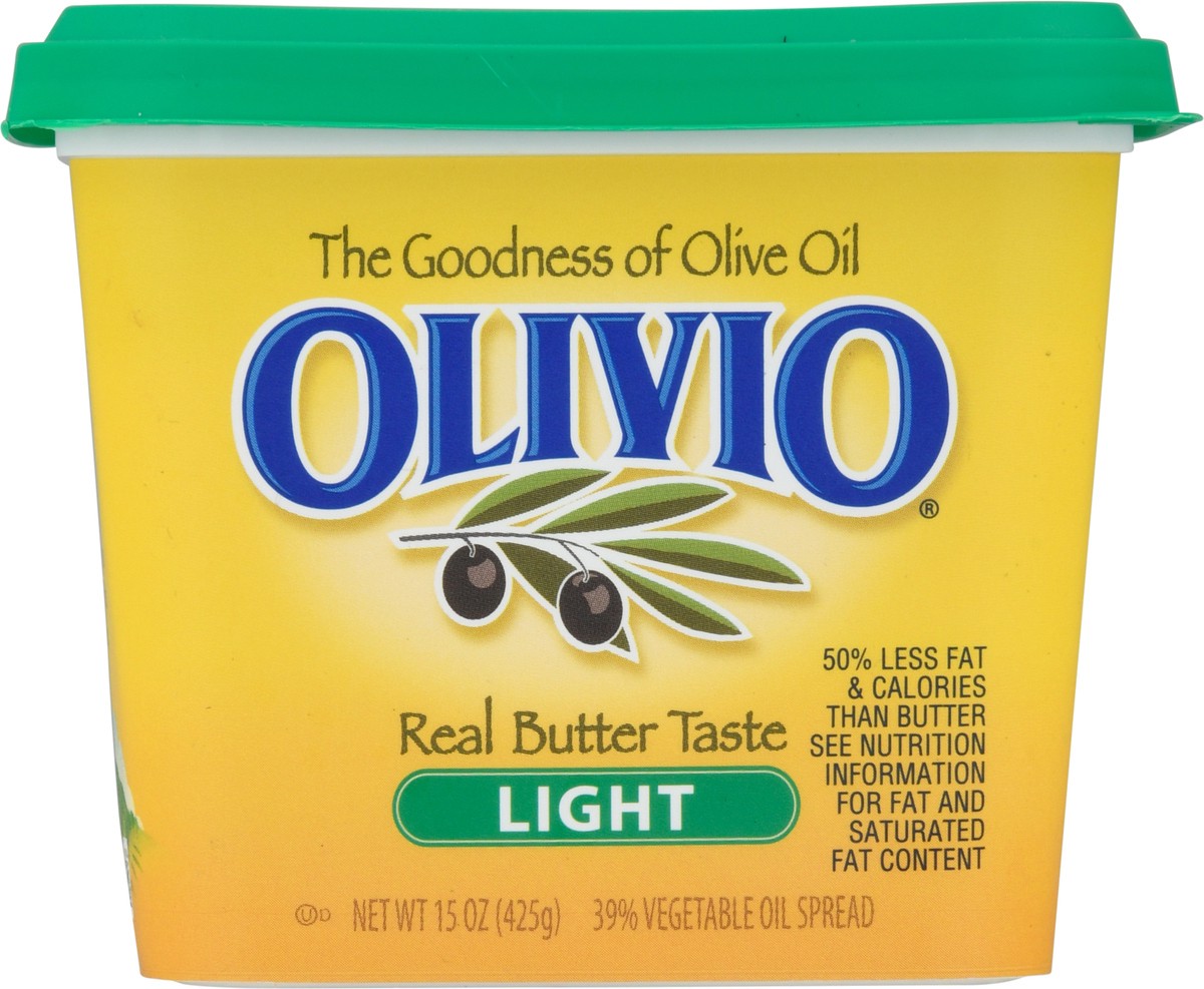 slide 3 of 9, Olivio Light Olive Oil Spread Bowl, 15 oz