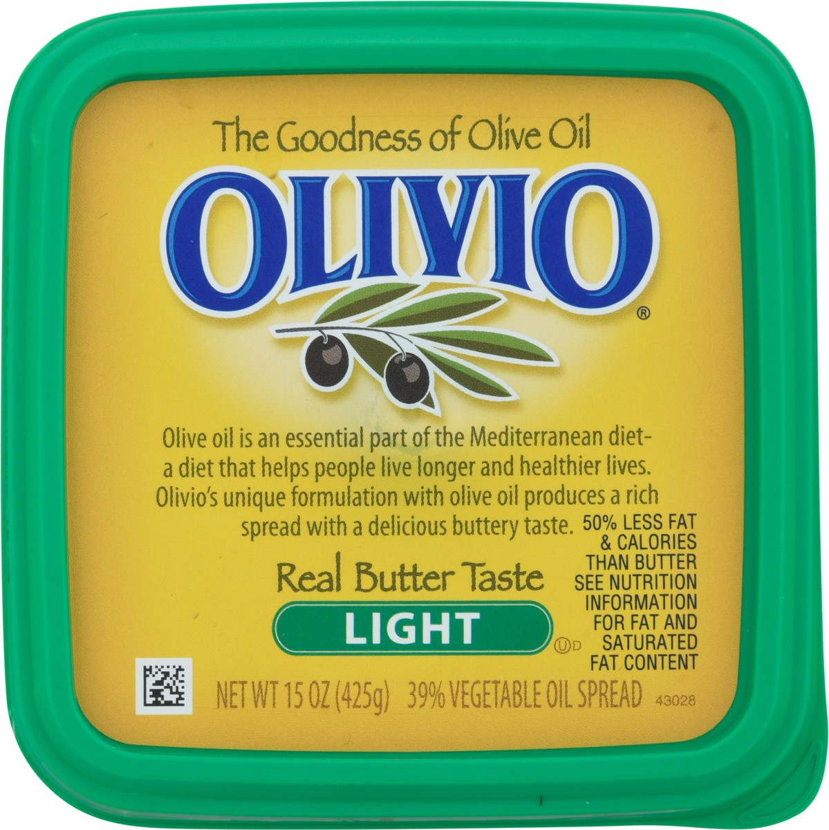 slide 4 of 9, Olivio Light Olive Oil Spread Bowl, 15 oz