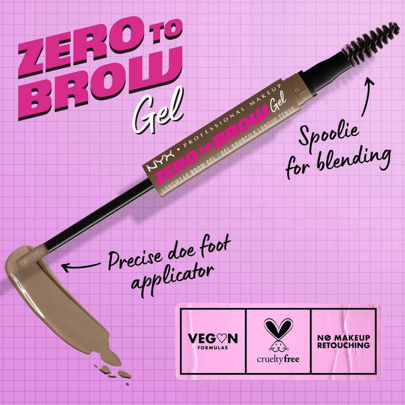 slide 8 of 8, NYX Professional Makeup Zero to Brow, 1 ct