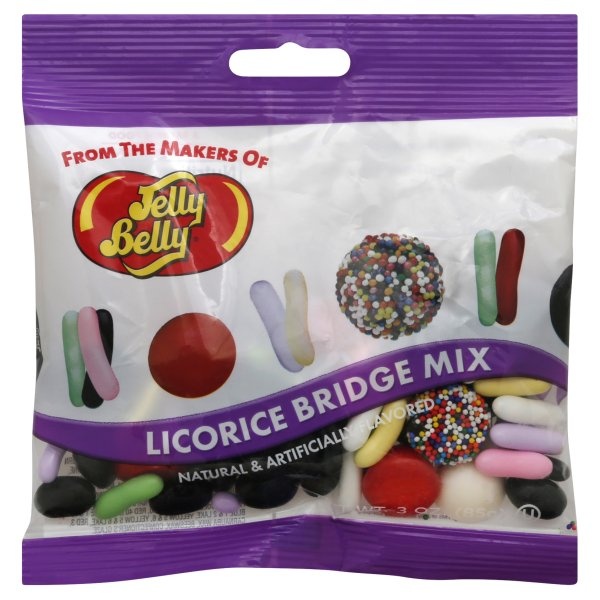 slide 1 of 1, Jelly Belly Licorice Bridge Mix, 3 oz