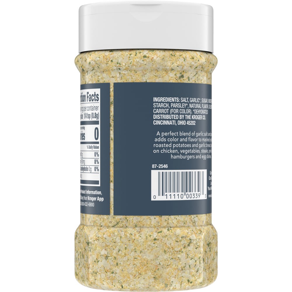 slide 4 of 4, Kroger Garlic Salt California Seasoning Blend, 6.5 oz