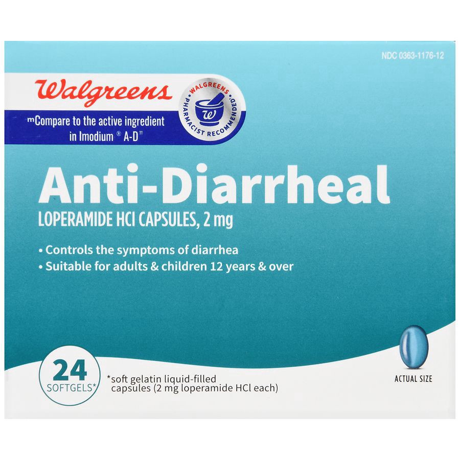 slide 5 of 5, Walgreens Anti-Diarrheal Softgels, 24 ct