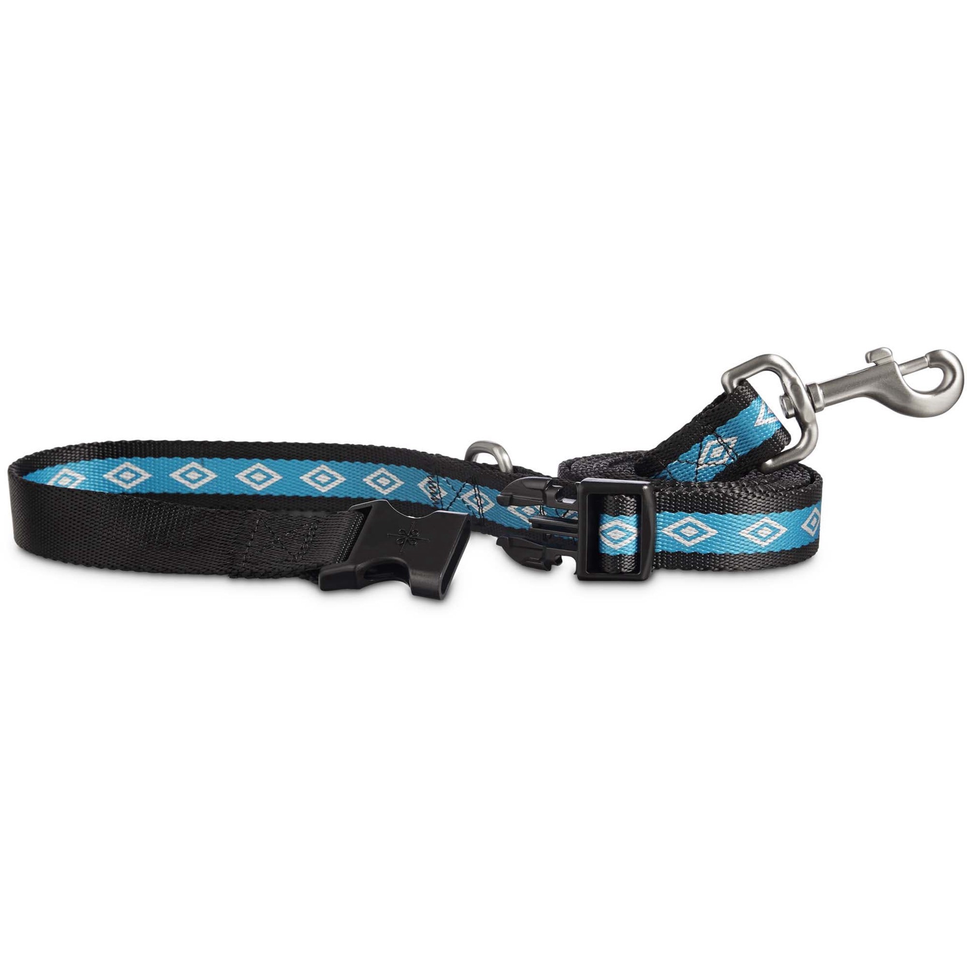 slide 1 of 1, Good2Go Active Multi-Purpose Blue Diamond Lead for Dogs, x-large