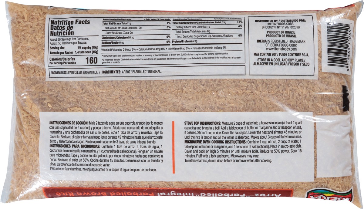 slide 6 of 13, Iberia Parb.brw Rice, 5 lb