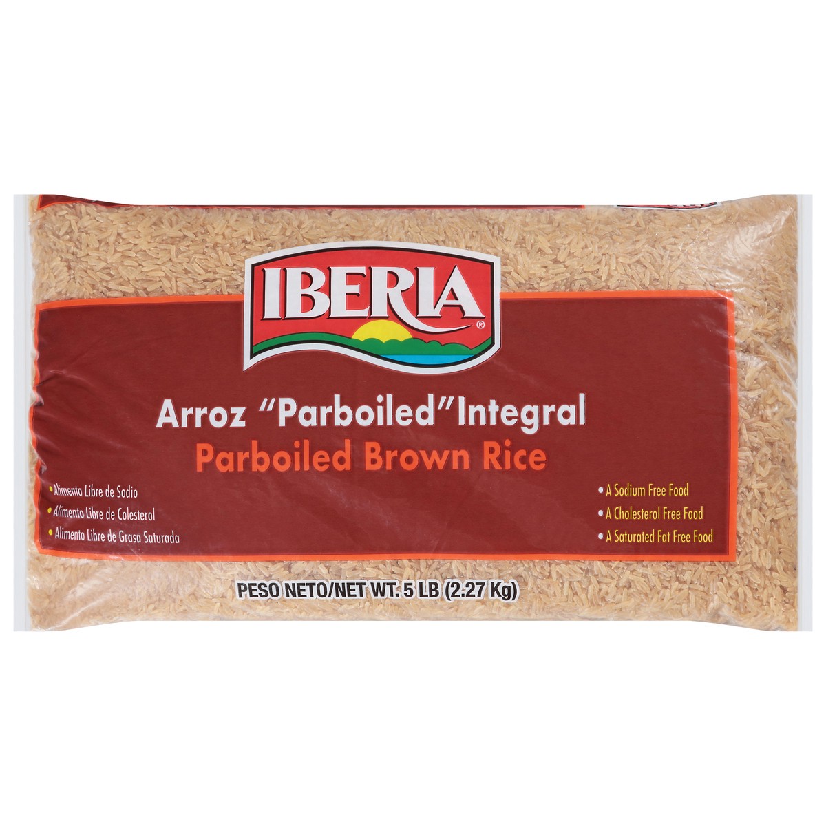 slide 1 of 13, Iberia Parb.brw Rice, 5 lb