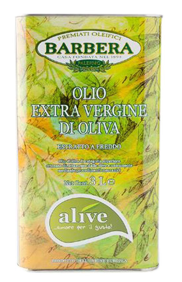 slide 1 of 1, Barbera Alive Extra Virgin Olive Oil, 3 liter