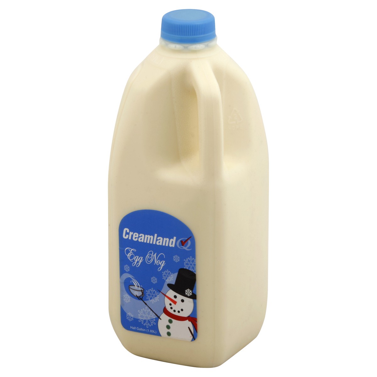 slide 3 of 10, Creamland Egg Nog 0.5 gl, 1/2 gal