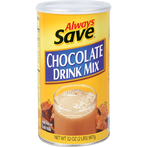 slide 1 of 1, Always Save Chocolate Drink Mix - 32 oz, 32 oz