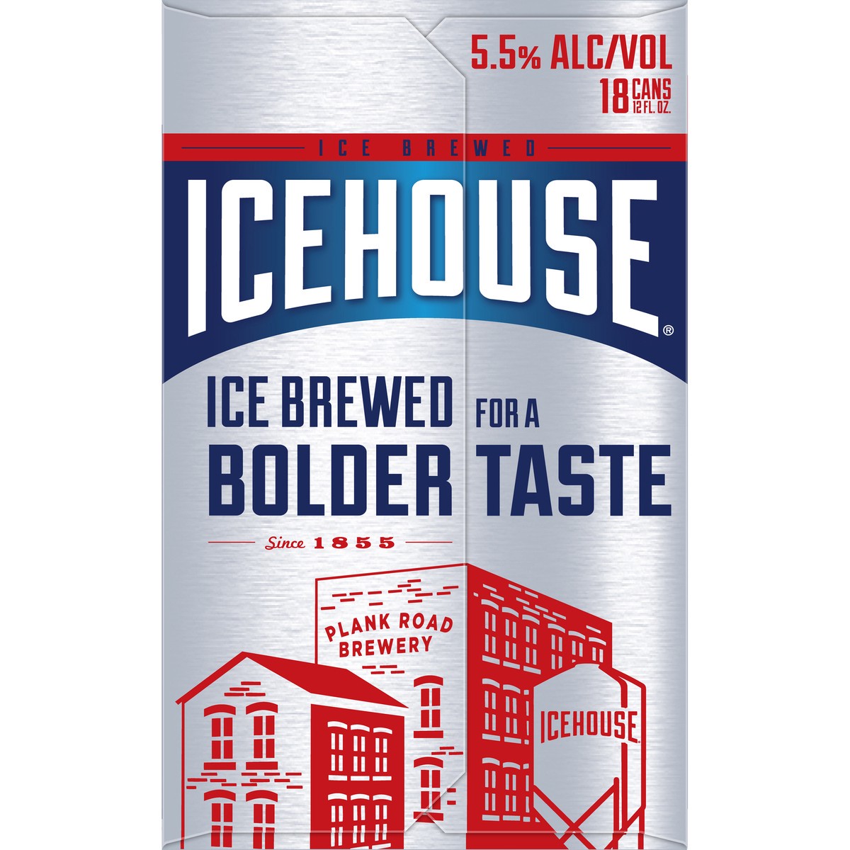 slide 7 of 9, Icehouse Beer, American Lager, 18 Pack, 12 fl. oz. Cans, 5.5% ABV, 12 fl oz