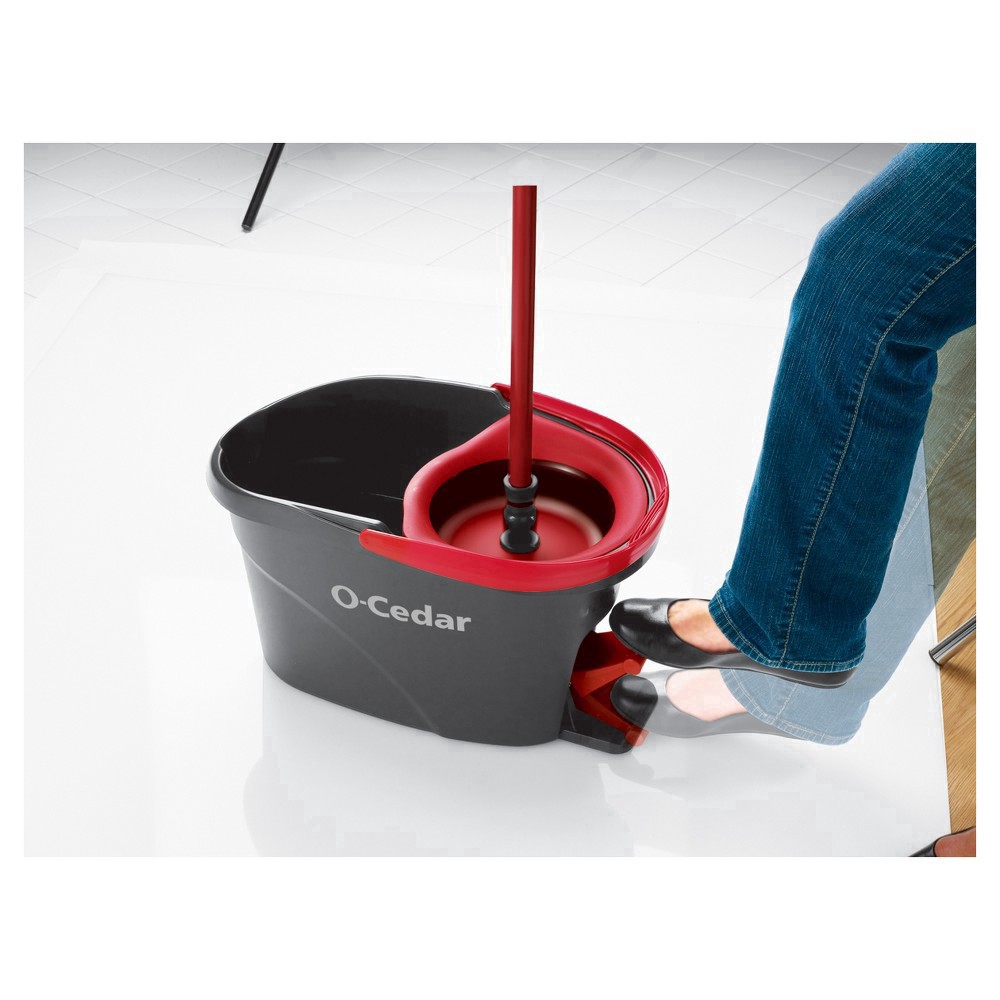 slide 45 of 151, O-Cedar Easywring Microfiber Spin Mop & Bucket System 1 ea, 1 ct