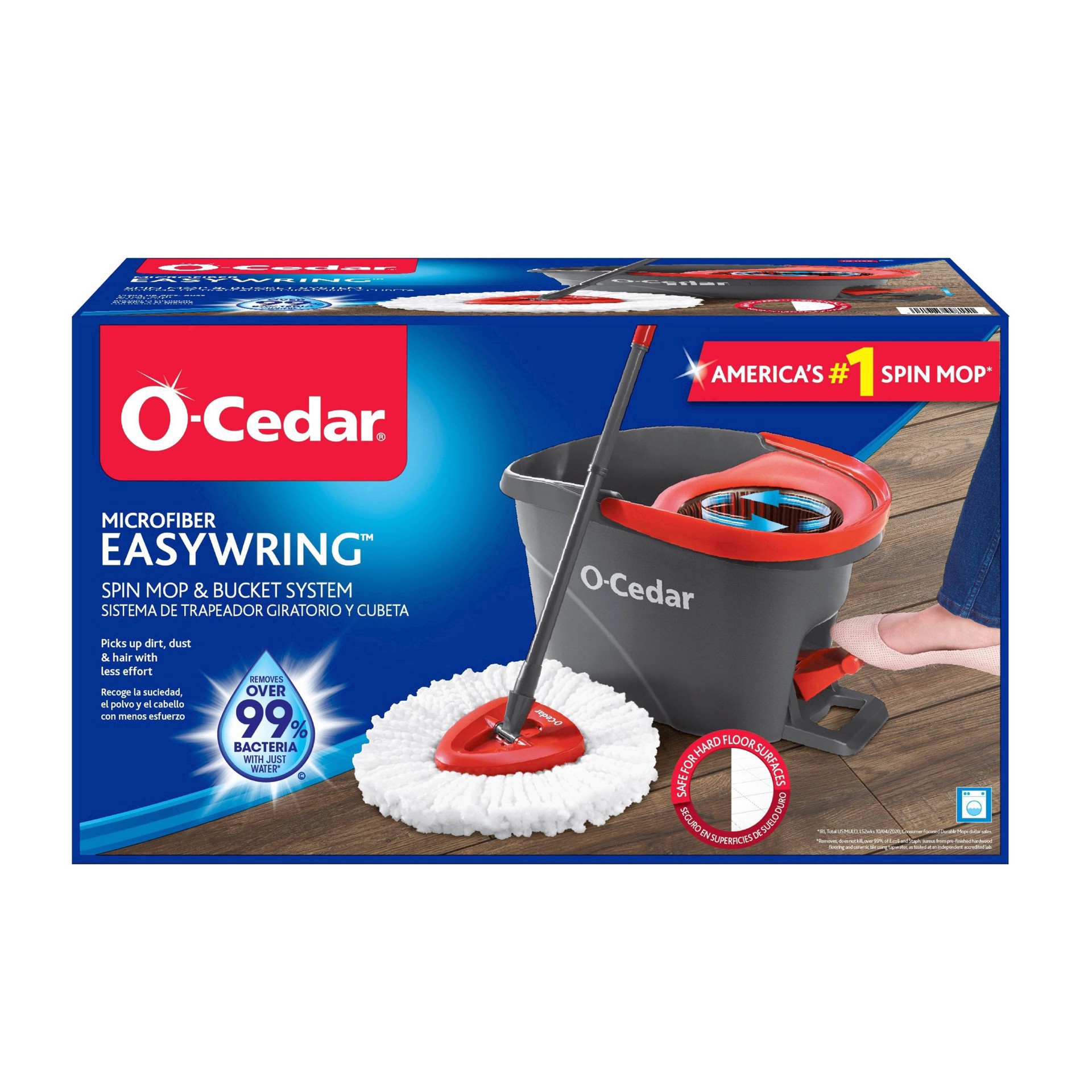 slide 108 of 151, O-Cedar Easywring Microfiber Spin Mop & Bucket System 1 ea, 1 ct