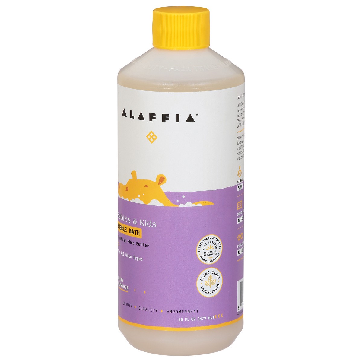 slide 3 of 9, Alaffia Babies & Kids Lemon Lavender Bubble Bath 16 fl oz, 16 oz