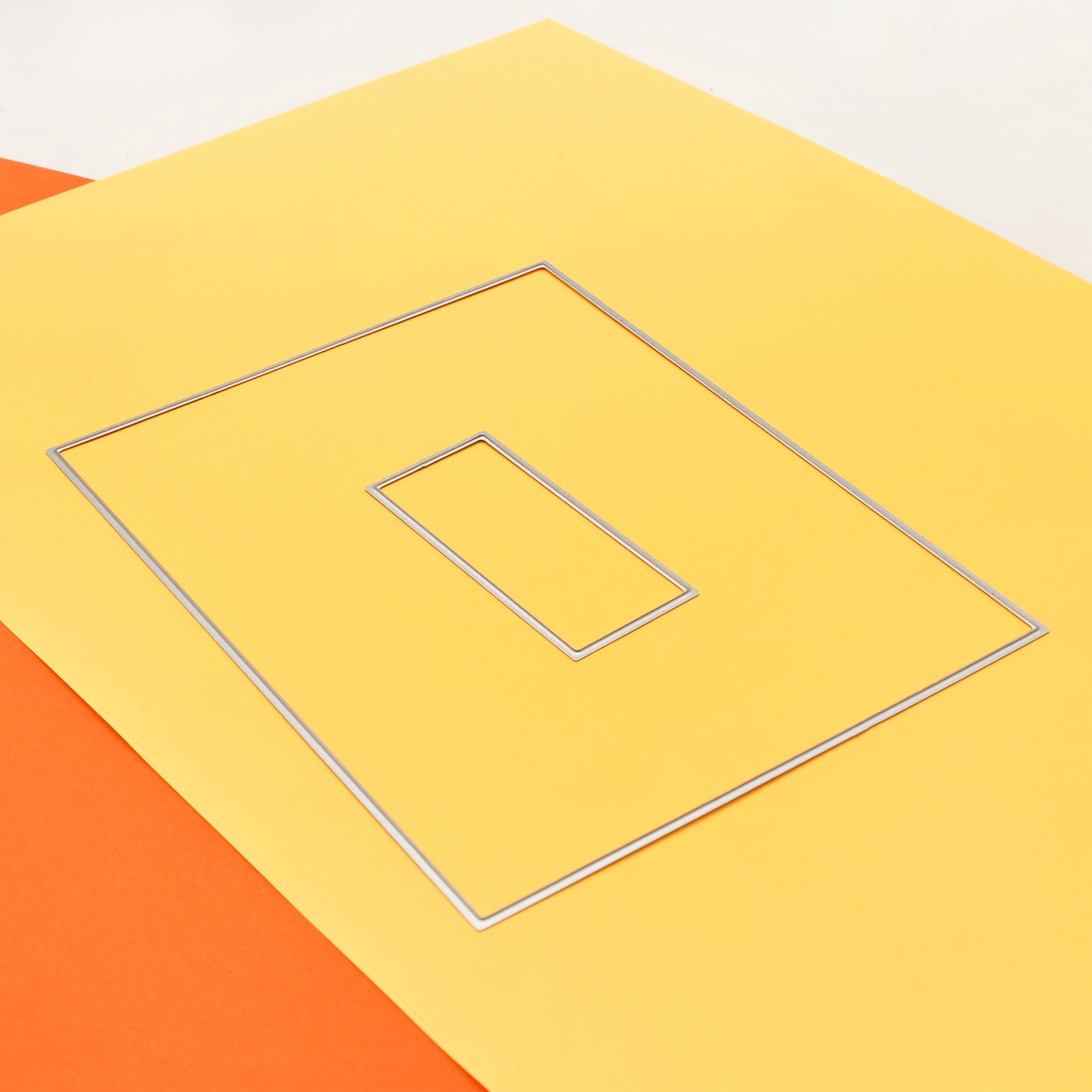 slide 5 of 5, Rectangle Cutting Die Set By Recollections, 0.7 in x 2 in