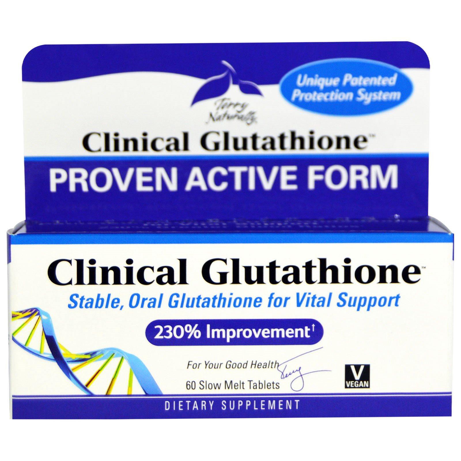 slide 1 of 1, Terry Naturally Clinical Glutathione Oral, 1 ct