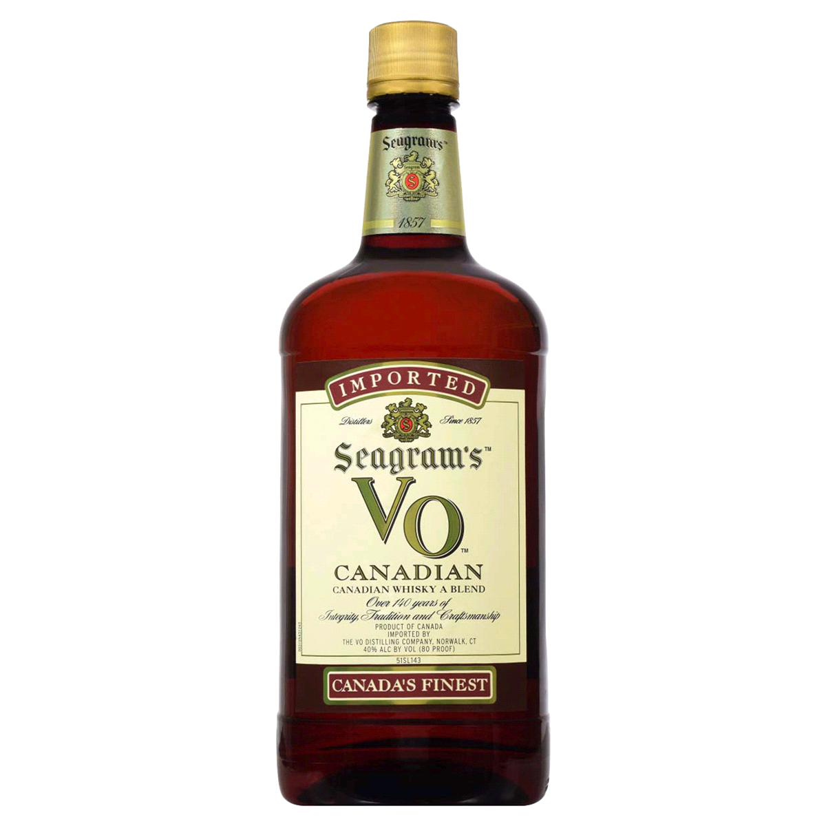 slide 1 of 2, Seagram's VO Canadian Whisky - 1.75L Bottle, 1.75 liter