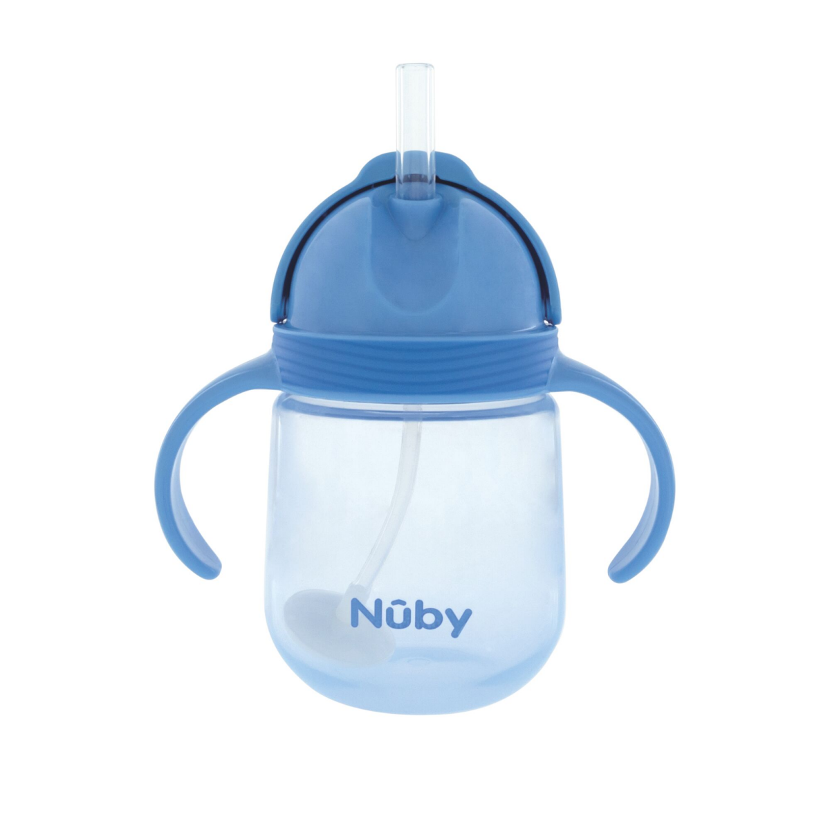 slide 4 of 17, Nuby 12m+ Clik-it Silicone Straw Trainer Cup 2 ea, 2 ct