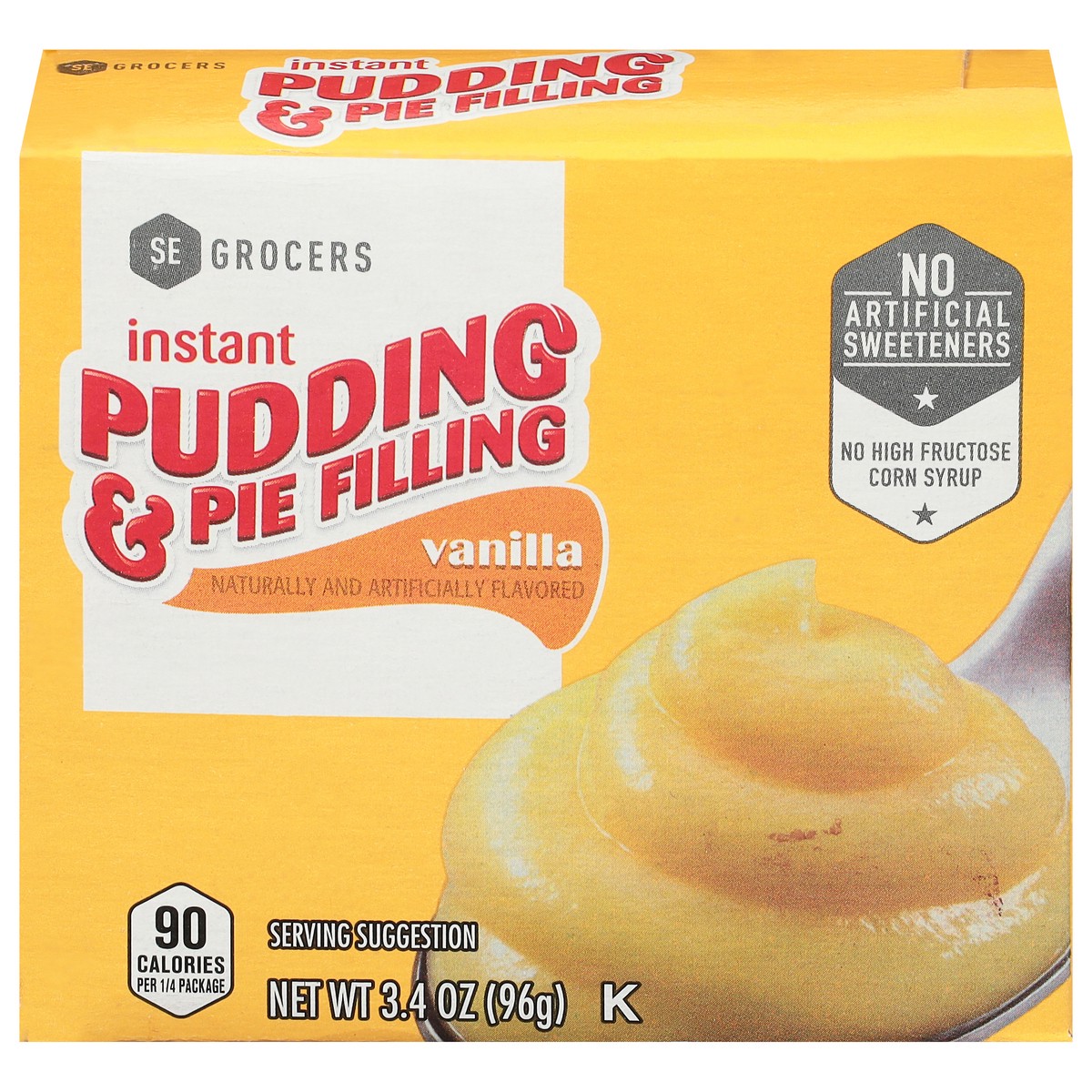 slide 1 of 1, SE Grocers Vanilla Instant Pudd, 3.4 oz