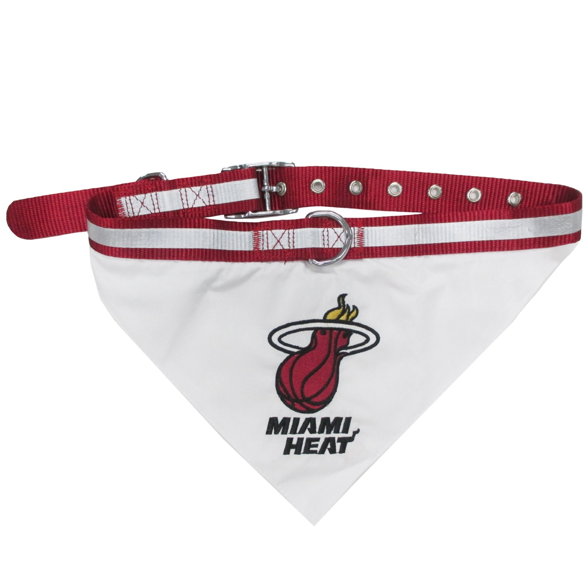 slide 1 of 1, Pets First Miami Heat Dog Collar Dog Bandana, SM