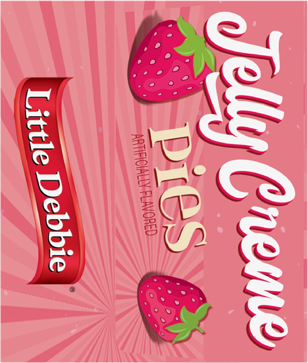 slide 6 of 13, Little Debbie Snack Cakes, Little Debbie Family Pack Jelly Creme Pies, 8 ct