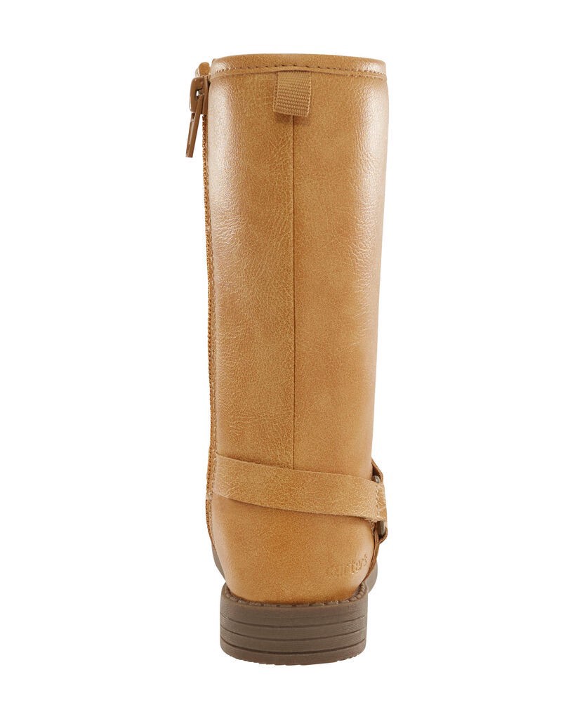 slide 2 of 6, Carter's Toddler Riding Boots Brown 9, 1 ct