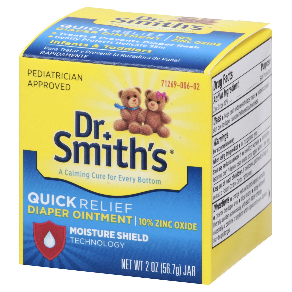 slide 7 of 9, Dr. Smith's Quick Relief Diaper Ointment 2 oz, 2 oz