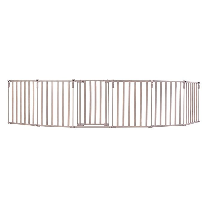 slide 1 of 5, Toddleroo by North States 3-In-1 Extra-Wide Gated Wood Barrier, 1 ct