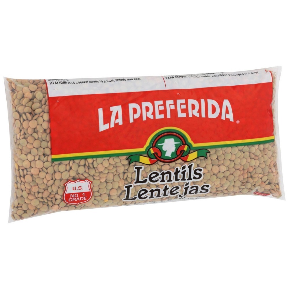 slide 4 of 4, La Preferida Lentils 16 oz, 16 oz