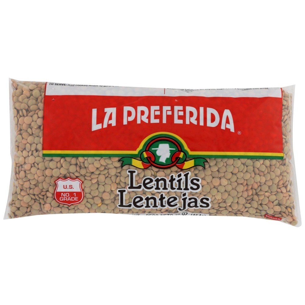 slide 2 of 4, La Preferida Lentils 16 oz, 16 oz