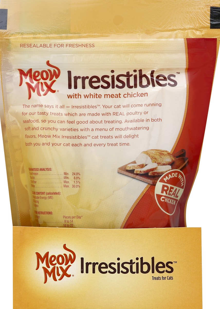 Meow Mix Treats for Cats, with White Meat Chicken, Soft