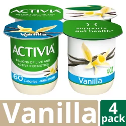 Activia Nonfat Probiotic Vanilla Yogurt