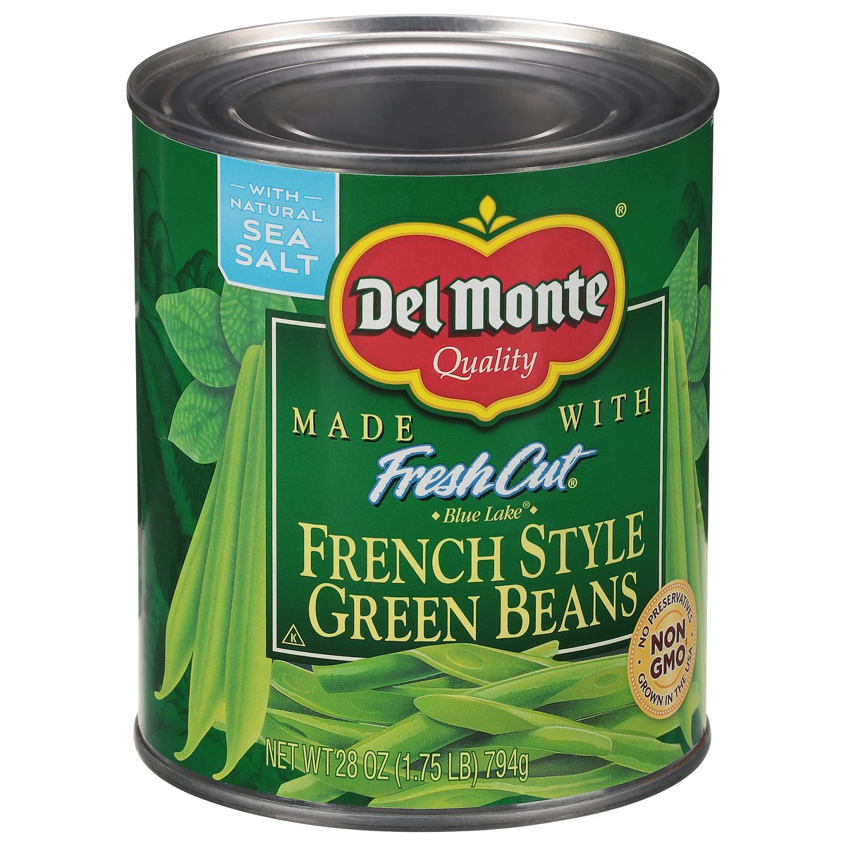 slide 2 of 9, Del Monte Fresh Cut Blue Lake French Style Green Beans, 28 oz