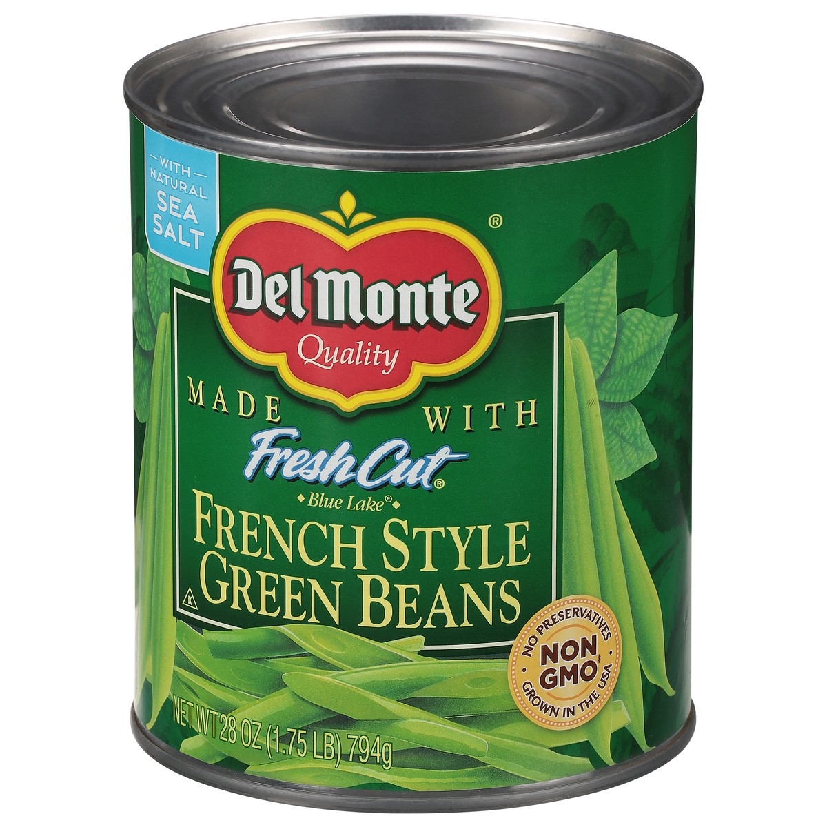 slide 3 of 9, Del Monte Fresh Cut Blue Lake French Style Green Beans, 28 oz