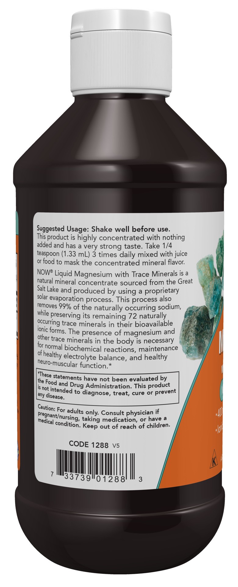 slide 2 of 4, NOW Liquid Magnesium - 8 fl. oz., 8 fl oz
