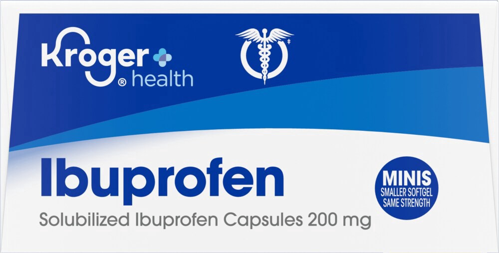 slide 3 of 5, Kroger Ibuprofen Softgels, 2 bottles / 160 ct ea
