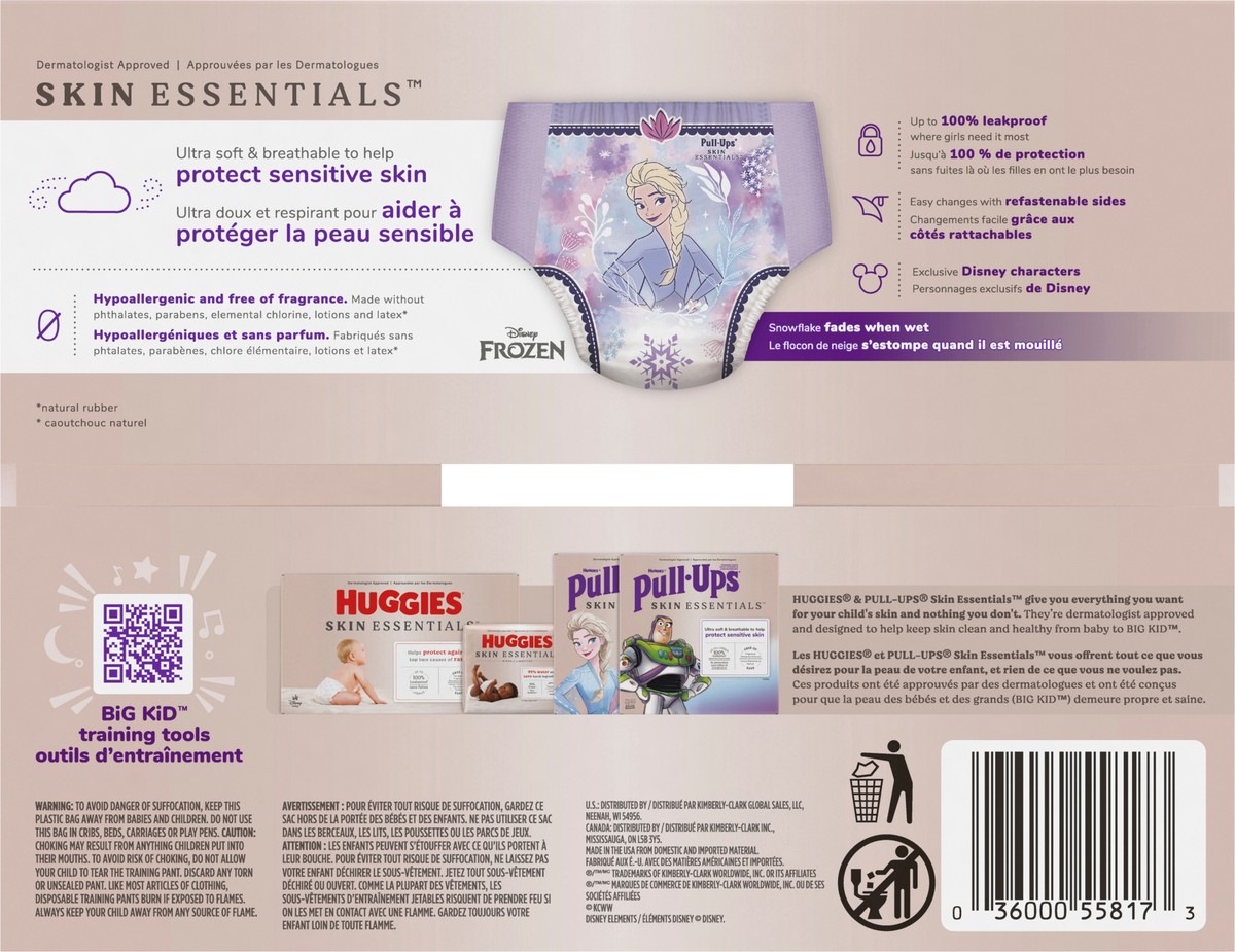 slide 9 of 13, Pull-Ups Skin Essentials Girls' Disposable Training Pants - 2T-3T - 60ct, 60 ct