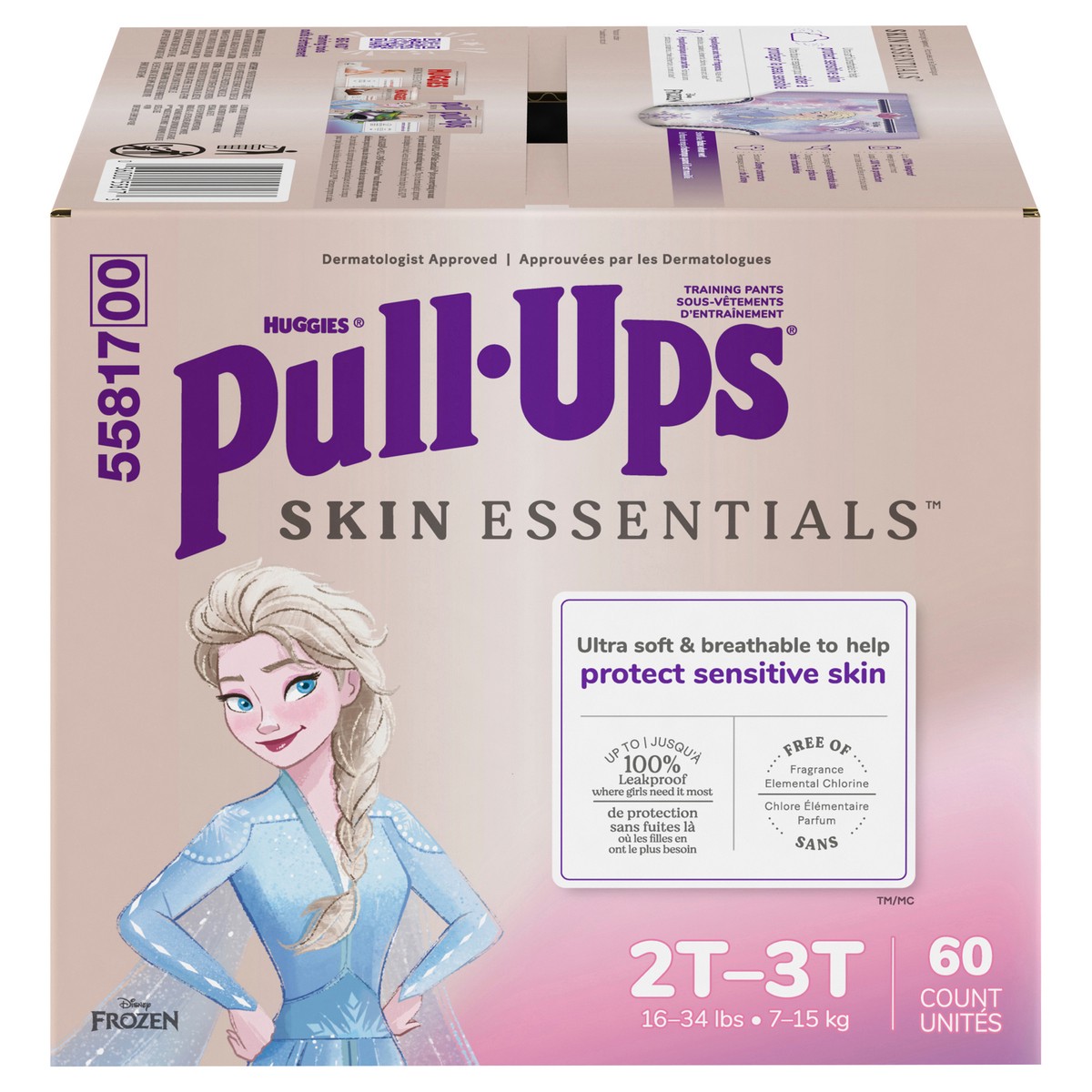 slide 3 of 13, Pull-Ups Skin Essentials Girls' Disposable Training Pants - 2T-3T - 60ct, 60 ct